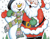 Santa Claus Và Snowman