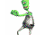 الرقص مخلوق الأخضر