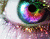 Occhi colorati e le ciglia a colori