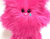 Симпатичний рожевий пухнастий