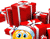 Красный Подарочные пакеты