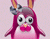 Dễ thương màu hồng Penguin