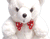 زشت سفید خرس عروسکی