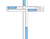 Blu dhe të bardhë Kryqi i