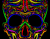 színes Skull