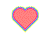 színes szív