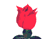 raudona rožė