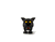 sorte hund