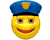 szczęśliwy policjant