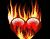 sercu płomień