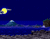 Hëna dhe valët Në Night