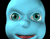 blue face