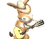 Ass Playing Guitar