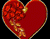 الأحمر رمز قلب الحب