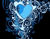 Inima albastru