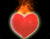 Heart Red Burning