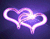 Hearts Purple