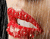 Red Wet Lipstick