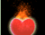 Burning Red Heart