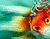 Zlatá rybka S Sparkle koruny