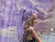 Kobieta z włosami Rebel fioletowy