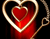 Piros szív Key
