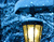 Lamp And Snow Landscape
