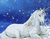 Pegasus Siedzi Inthe śniegu