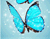 Снег и синие бабочки
