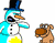 Frustrated Snowman