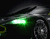Green Car Headlights