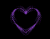 Glowing Purple Heart