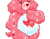 Brillante rosa orso carino