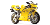 žltý motocykel