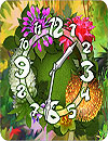 Flower Parade Clock Widget