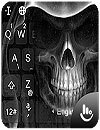 Black Death Skull Keyboard