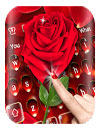 Luxury Red Rose Keyboard