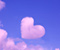Chmura w kształcie serca Różowy