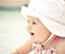 Cute Baby With Sun Hat