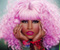 Нікі Мінаж з рожевими волоссям