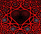 Red Heart Abstract
