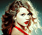 Taylor Swift Raudona
