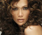 Göndör gyönyörű Jennifer Lopez