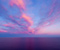 Zachód słońca i morza z pięknymi kolorami