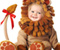 Slatka beba nositi Lion kostim