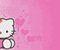 Hello Kitty Pembe Arka Plan