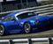 Blue състезателна кола Снимки