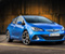 Opel Astra Side View Blue
