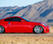 Red Nissan 350z On Desert