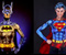 Батман срещу Супермен Body Paint Cosplay